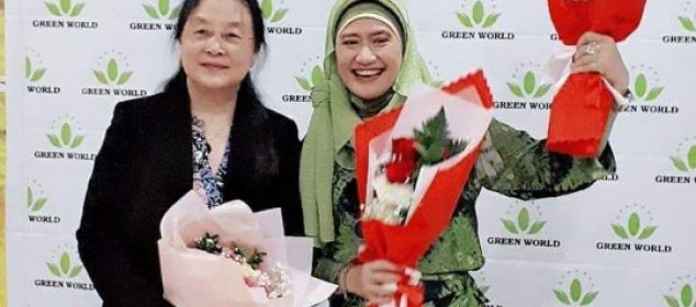 Penghargaan leader Green world Indonesia 2019